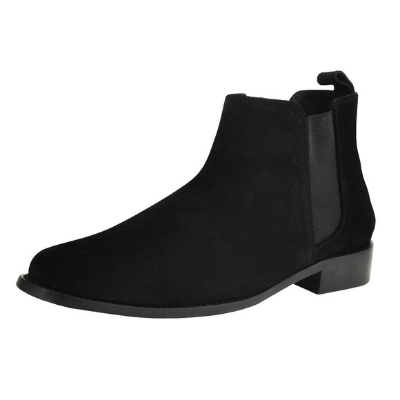 LIBERTYZENO Mens Suede Genuine Leather Casual Chelsea Boots main image 4